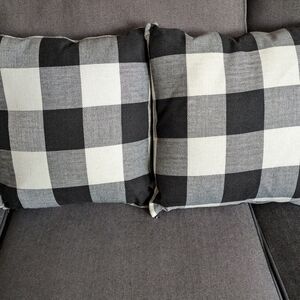 Buffalo Check Covered Pillow Set (2)